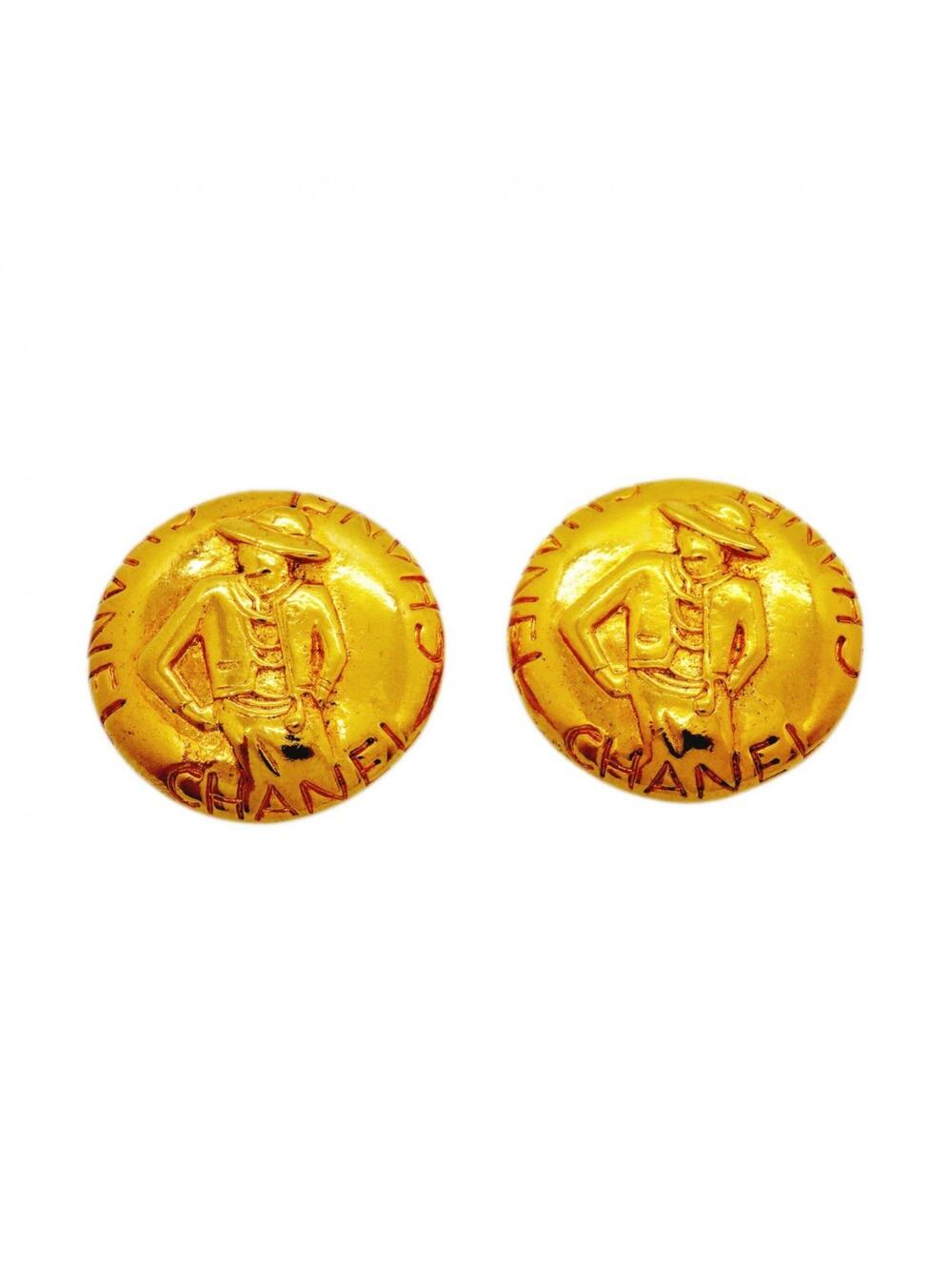 Chanel Clip-On Earrings Gold- #319352C61B